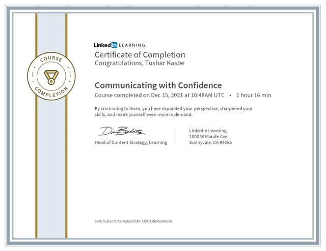 Communicating with Confidence